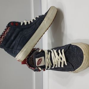 Vans High Top Off the Wall Shoes